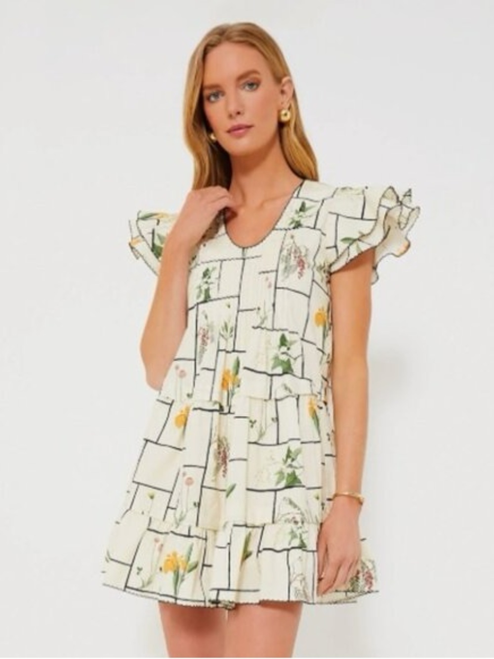 Tuckernuck Floral Fresher Buds Mini Alice Dress Sz S